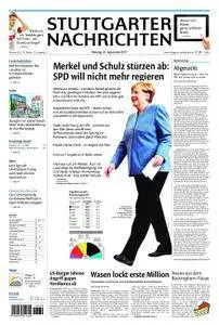 Stuttgarter Nachrichten Filder-Zeitung Vaihingen/Möhringen - 25. September 2017