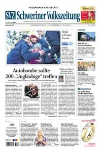 Schweriner Volkszeitung Hagenower Kreisblatt - 01. Dezember 2018