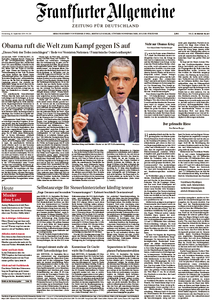 Frankfurter Allgemeine Zeitung vom Donnerstag, 25. September 2014