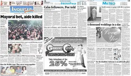Philippine Daily Inquirer – February 15, 2004