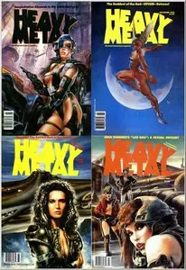 Heavy Metal Magazine, 1989 (Vol.12 № 04 - Vol.13 №01-05) + special - The Venus Interface