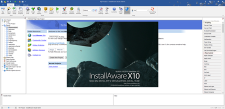 InstallAware Studio Admin X10 version 27.0.0.2019 Build 9.19.19