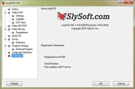 SlySoft AnyDVD & AnyDVD HD 7.4.8.0 Final