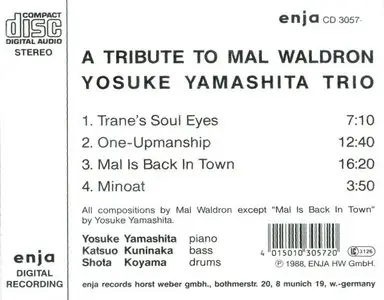 Yosuke Yamashita Trio - A Tribute To Mal Waldron (1988) {Enja}