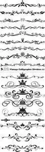 Vectors - Vintage Calligraphic Dividers 11