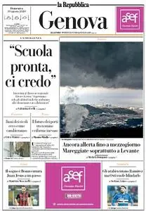 la Repubblica Genova - 30 Agosto 2020