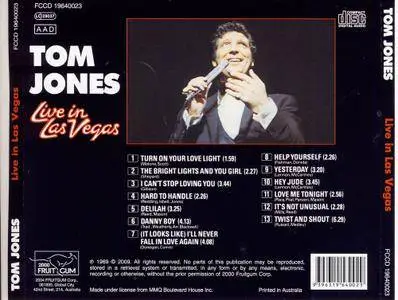 Tom Jones - Live in Las Vegas: At The Flamingo (1969 Reissue) (2009)