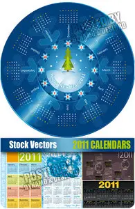 Stock Vectors - 2011 Calendars