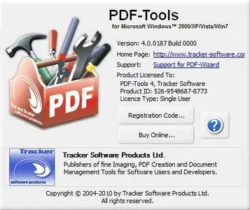 Tracker Software PDF-Tools 4.0 Build 188