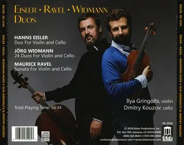 Ilya Gringolts, Dmitry Kouzov - Eisler, Ravel, Widmann: Duos (2019)