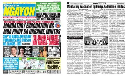 Pilipino Star Ngayon – Marso 08, 2022