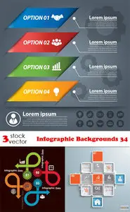 Vectors - Infographic Backgrounds 34