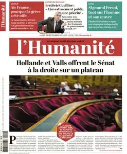 L'Humanite Du Lundi 29 Septembre 2014