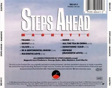 Steps Ahead - Magnetic (1986) {Elektra 960441-2}