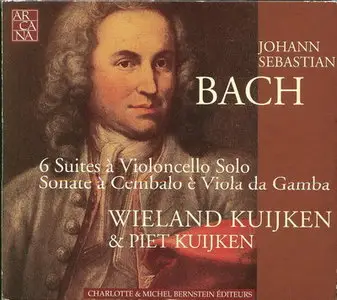 Bach Cello suites-sonate a Cembalo è viola da Gamba Wieland Kuijken Piet Kuijken