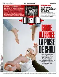Libération du Jeudi 23 Novembre 2017