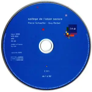 Pierre Schaeffer - Solfege de l'objet sonore (1967) {3CD Set, Ina-GRM ina c 2010/11/12 rel 2005}