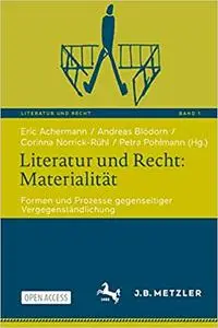 Literatur Und Recht - Materialität