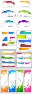 Vector - Color splash banners