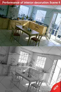 Performance of interior decoration Scene 6 / 10