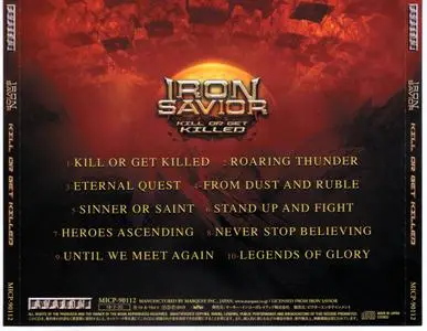 Iron Savior - Kill Or Get Killed (2019) [Japanese edition]