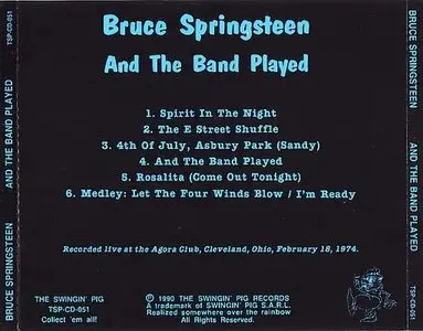 Bruce Springsteen - And The Band Played (1990) {The Swingin' Pig} **[RE-UP]**