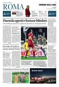 Corriere della Sera Roma - 31 Dicembre 2023