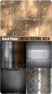 Metal texture. Set.6 - Stock Photo