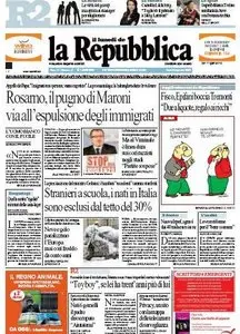 La Repubblica (11-01-10)