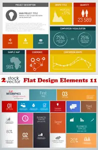 Vectors - Flat Design Elements 11