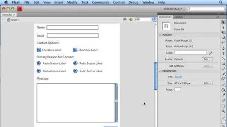Flash CS4 Professional: Building UI Elements