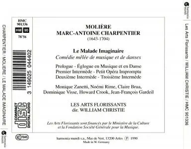 William Christie, Les Arts Florissants - Marc-Antoine Charpentier: Le Malade Imaginaire (1990)