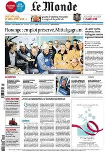 Le Monde et Suppléments du Dimanche 2 et Lundi 3 Décembre 2012