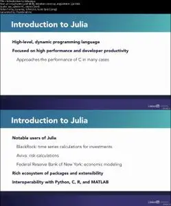 Learning Julia