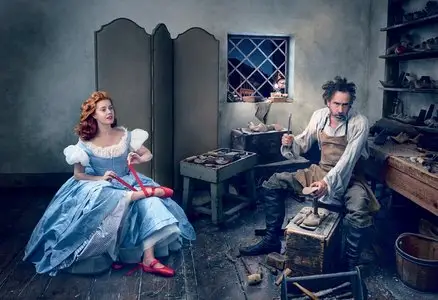 Amy Adams & Tim Burton by Annie Leibovitz for Vоgue US December 2014