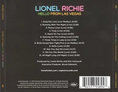 Lionel Richie - Hello from Las Vegas (2019) {Capitol Records 00602577558948}