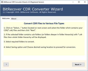 BitRecover CDR Converter Wizard 4.0