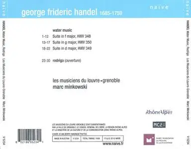 Marc Minkowski, Les Musiciens du Louvre - George Frideric Handel: Water Music (2010)