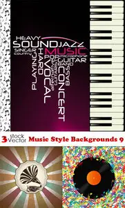 Vectors - Music Style Backgrounds 9