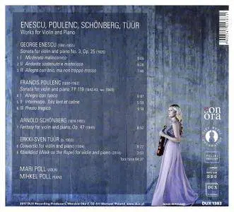 Mari Poll & Mihkel Poll - Enescu, Poulenc, Schoenberg & Tuur: Works for Violin & Piano (2018)