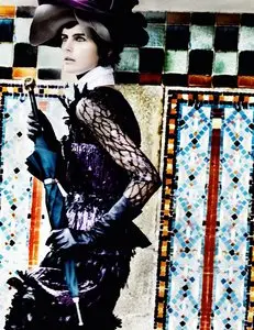 Stella Tennant & Marte Mei Van Haaster by Mario Testino for UK Vogue September 2012