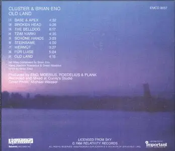 Cluster & Brian Eno - Old Land (1986) {Relativity Records}