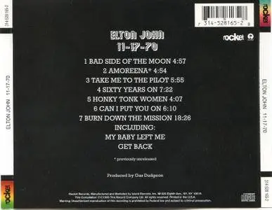 Elton John - 17-11-70 (1971) Re-up