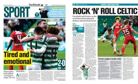 The Herald Sport (Scotland) – August 19, 2021