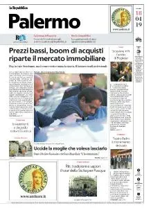 la Repubblica Palermo - 18 Aprile 2019