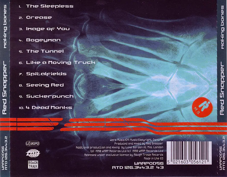 Making bones. Red Snapper группа CD. Red Snapper 1998. Red Snapper группа кассеты. Red Snapper making Bones.