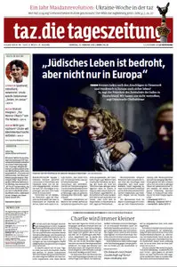 Tageszeitung TAZ vom 17 Februar 2015