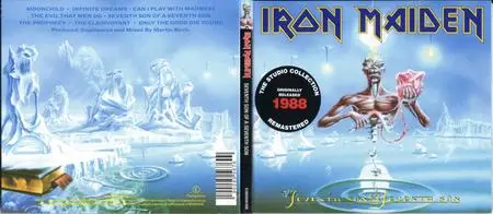 Iron Maiden - The Studio Collection, Part 2 (Box Set 4 CD, 1984-1990, Remastered 2015) (2019)