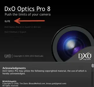 DxO Labs DxO Optics Pro Elite Edition 8.1.5.51