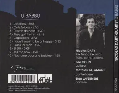 Nicolas Dary Quartet - U Babbu (2014) {Gaya}